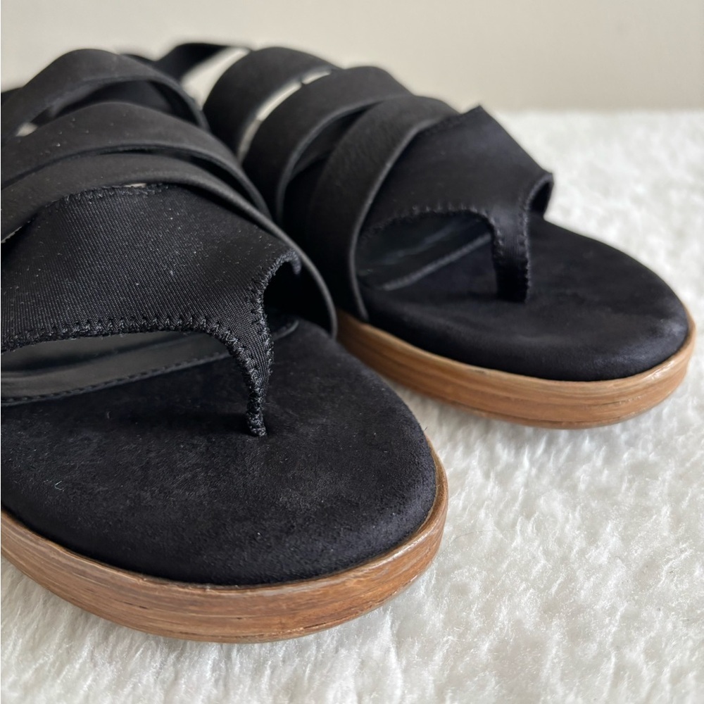 Free People Wrap Sandal Black sz 6.5 - Picture 5 of 13